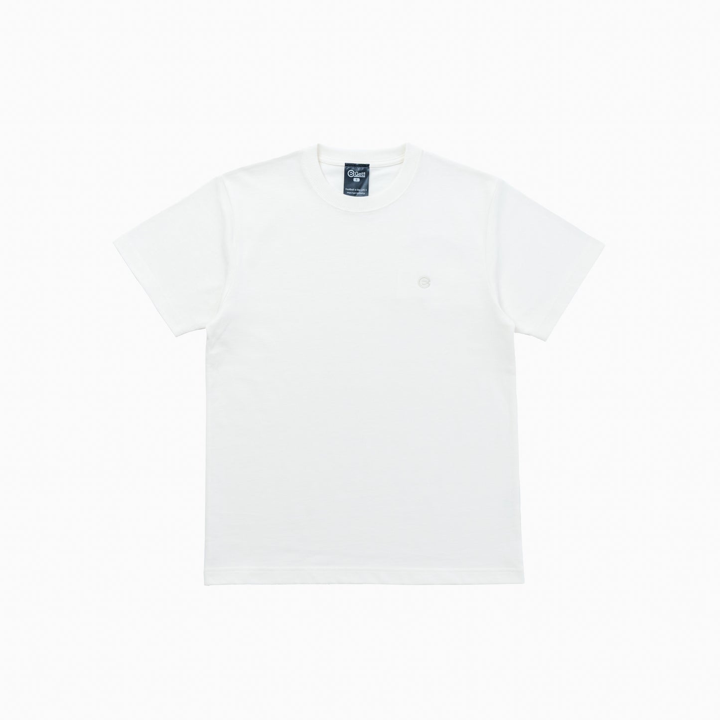 Camiseta de algodón con bordado | BLANCO