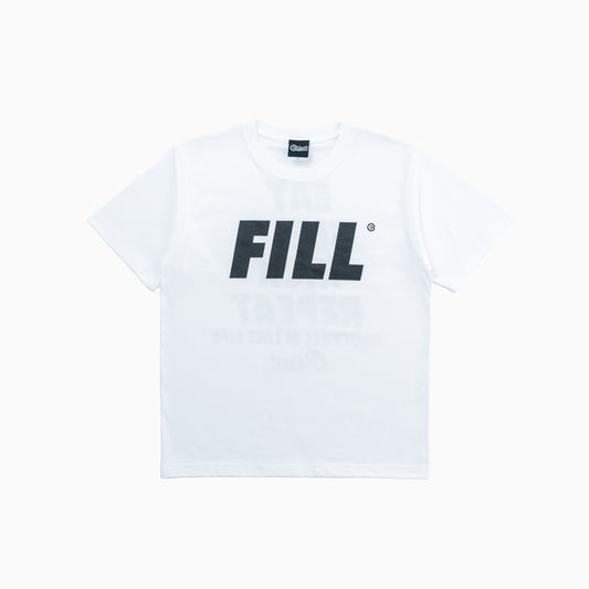 FILL ロゴTシャツ|WHITE