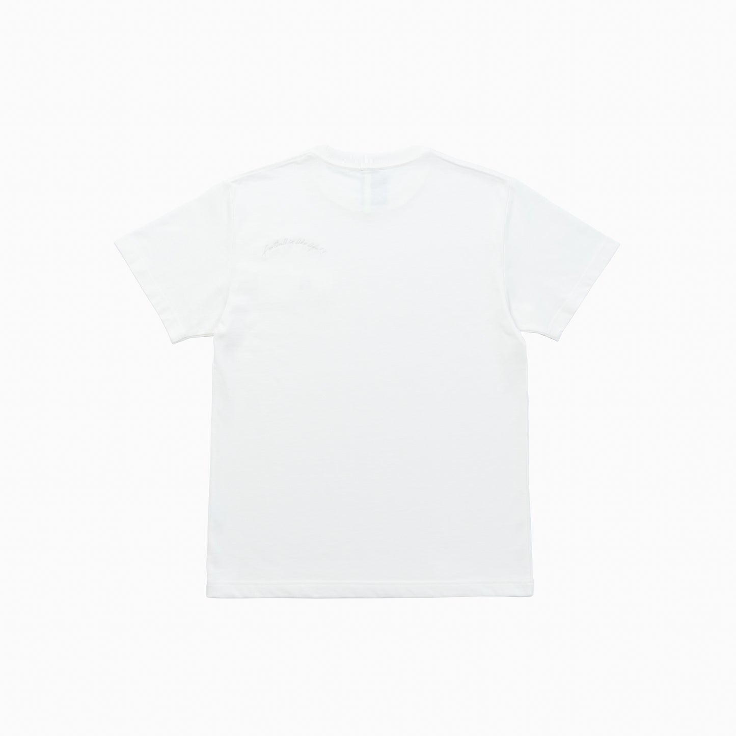 Camiseta de algodón con bordado | BLANCO