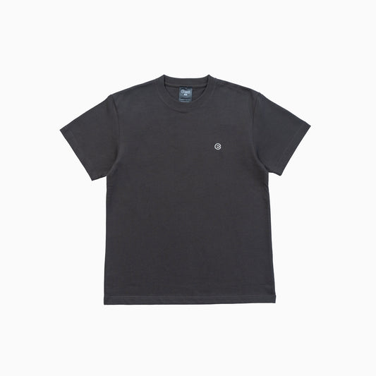 コットン刺繍Tシャツ|BLACK