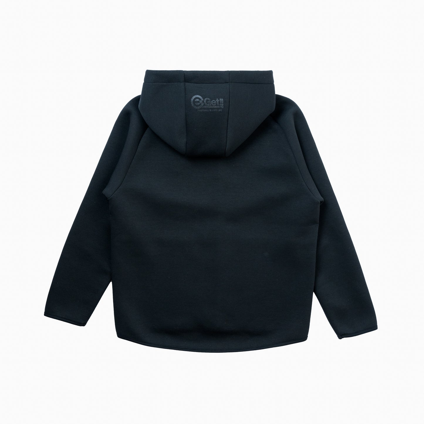 Sudadera con capucha y logo bordado|NEGRO