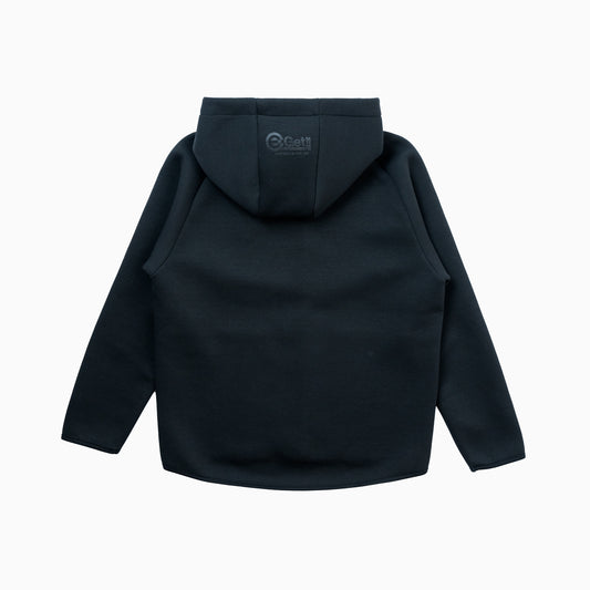 ロゴ刺繍スウェットパーカー|BLACK