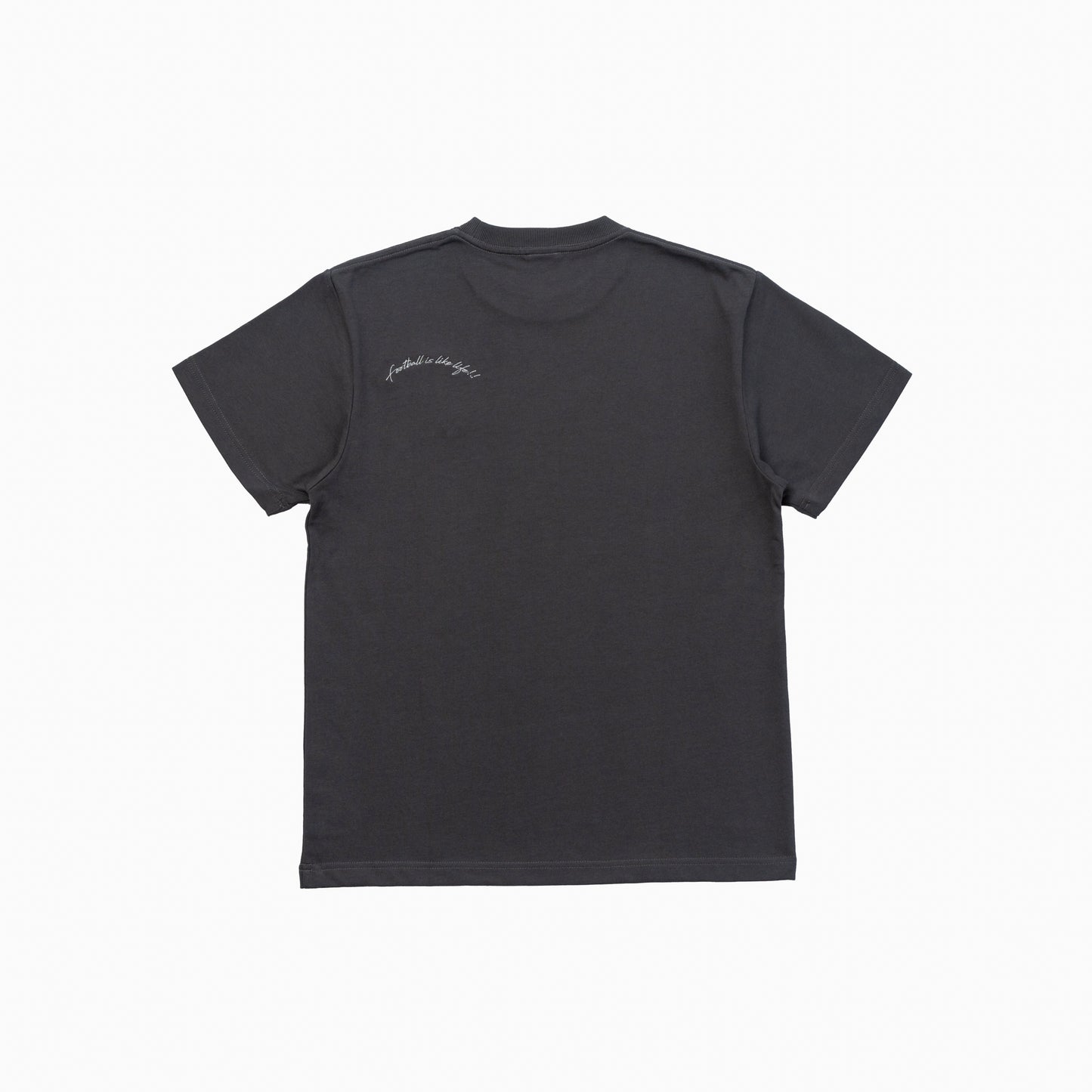 Camiseta de algodón con bordado|NEGRO