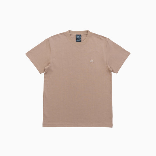 コットン刺繍Tシャツ|BROWN