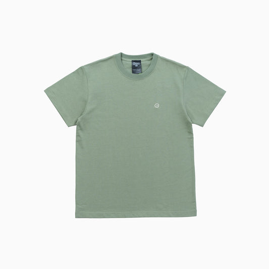 コットン刺繍Tシャツ|GREEN