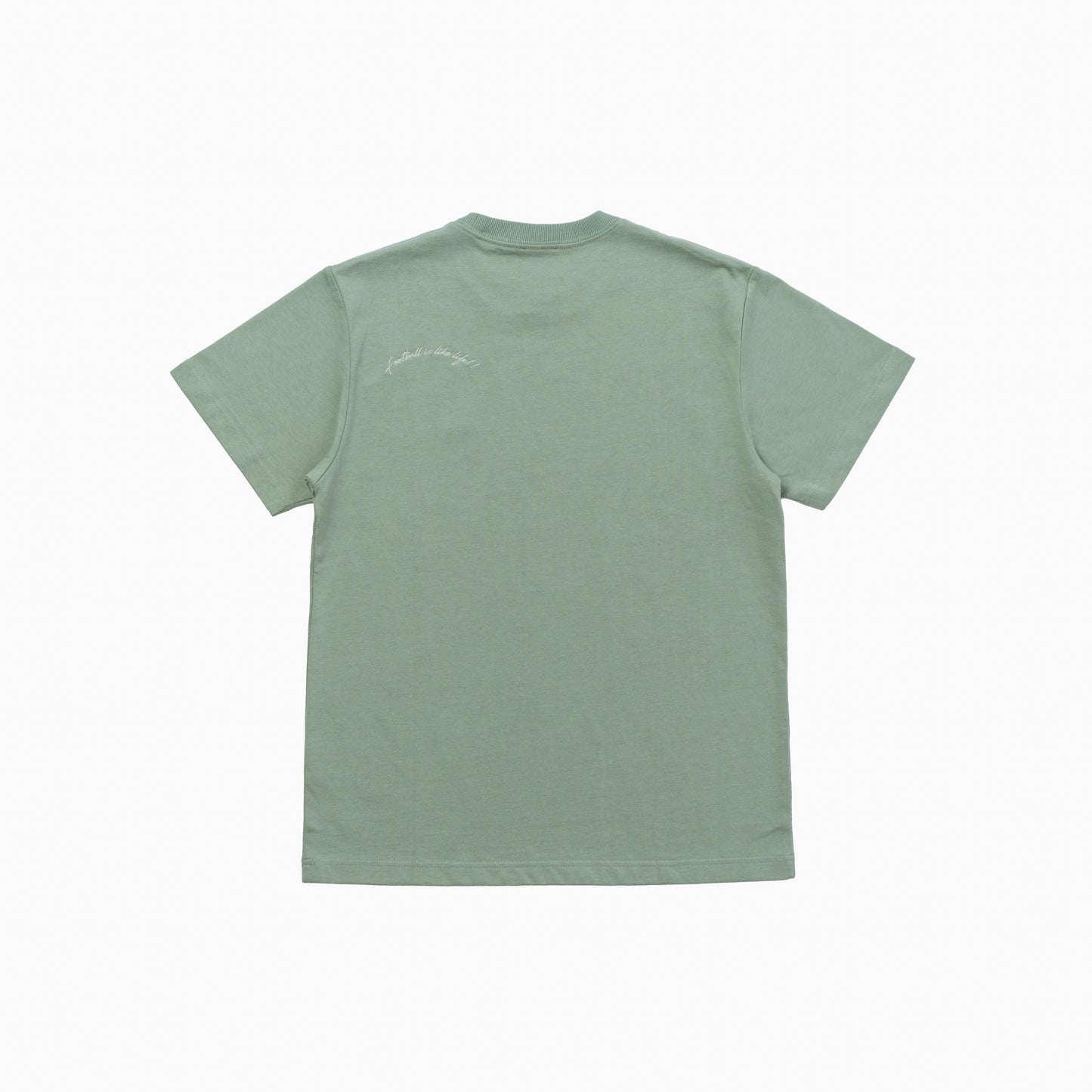 Camiseta de algodón con bordado | VERDE