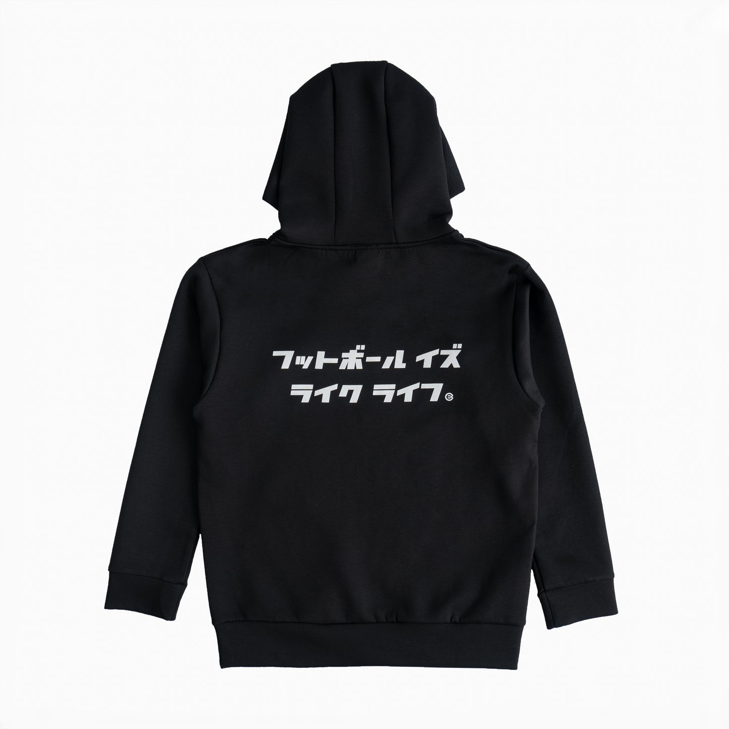 Sudadera con capucha|logotipo NEGRO/NEGRO
