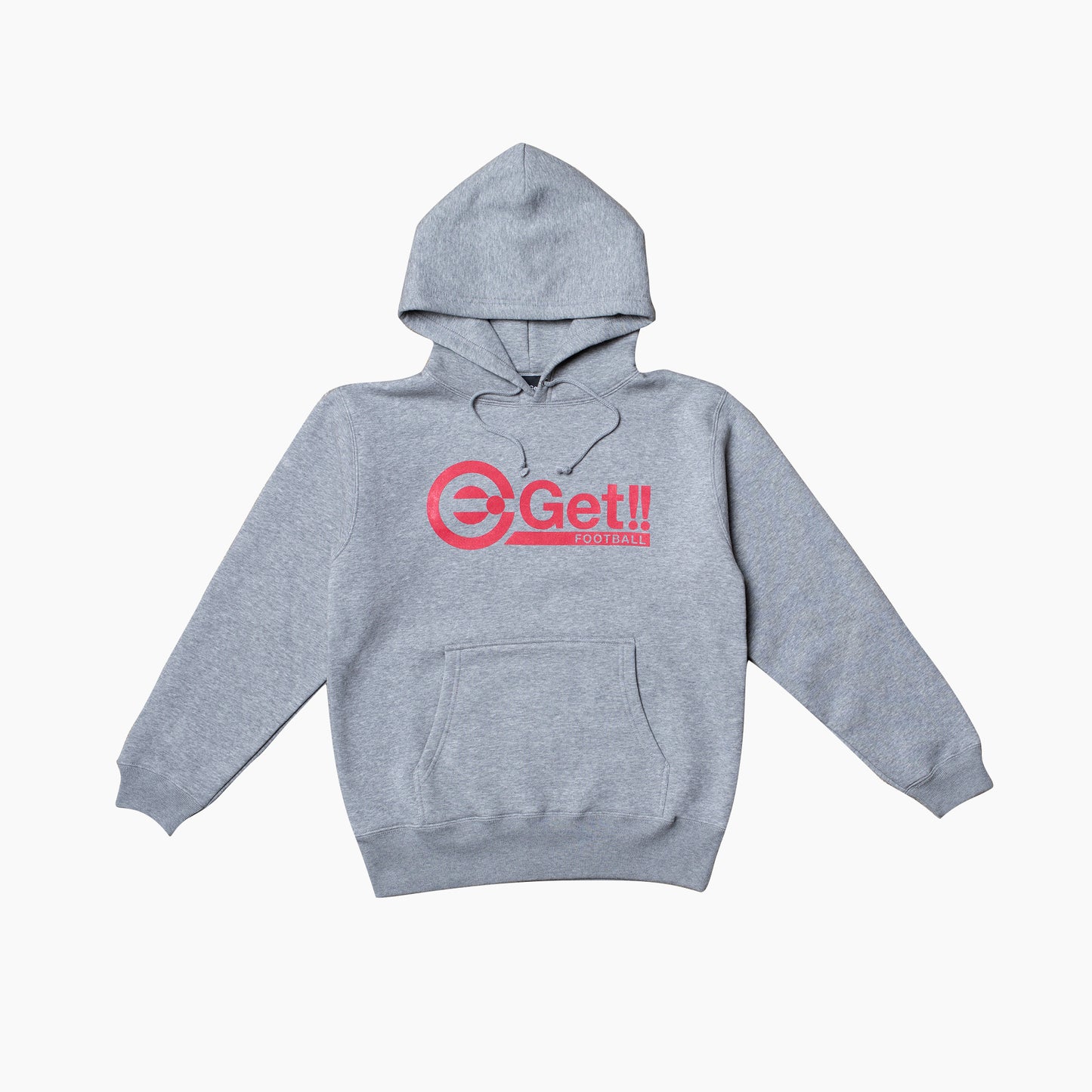 Sudadera con capucha|Logotipo GRIS/ROJO